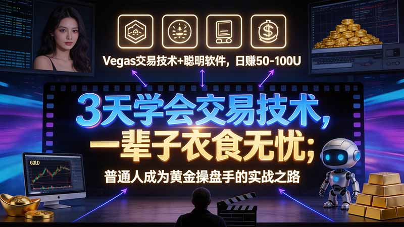 3 天学会 顺势而为交易系统,趋势看得懂、下单有依据:软件自动帮你盯盘,新手也能稳定复利-谷进海小站